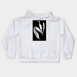 Abstract Bird Kids Hoodie